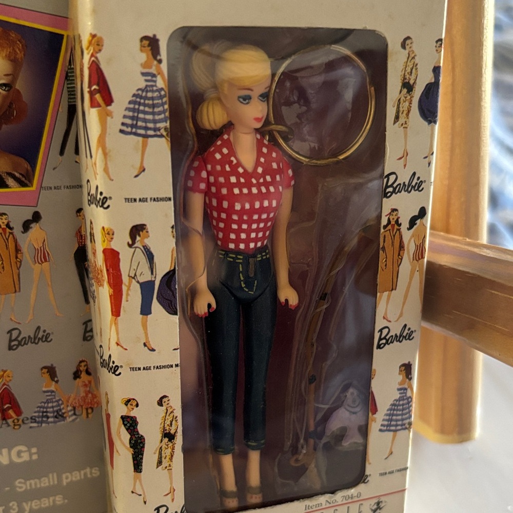 Vintage Barbie Keychain Featuring “Picnic Fashion “ by Basic Fun